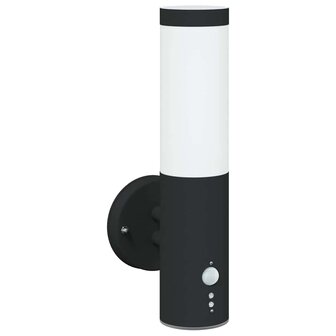 Buitenwandlampen 2 pcs Zwart 15 x 7.5 x 33 cm Roestvrij staal 4