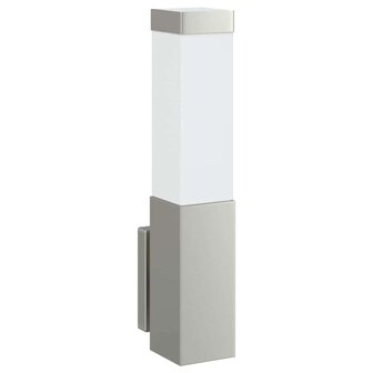 Buitenwandlampen 2 pcs Zilver 10.5 x 6 x 35 cm Roestvrij staal 4