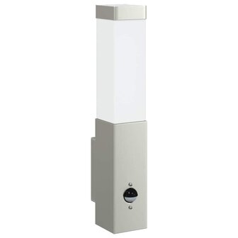 Buitenwandlampen 2 pcs Zilver 10.5 x 6 x 35 cm Roestvrij staal 4