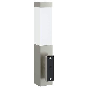 Buitenwandlampen 2 pcs Zilver 10.5 x 6 x 35 cm Roestvrij staal 7