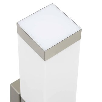 Buitenwandlampen 2 pcs Zilver 10.5 x 6 x 35 cm Roestvrij staal 8