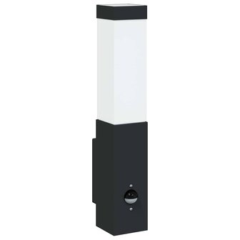 Buitenwandlampen 2 pcs Zwart 10.5 x 6 x 35 cm Roestvrij staal 4
