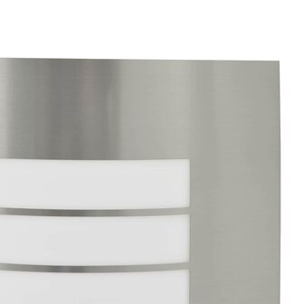 Buitenwandlamp 2 pcs Zilver 23.5 x 10.5 x 26 cm Roestvrij staal 7