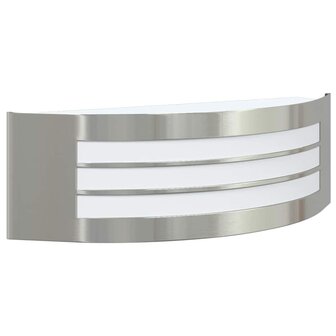 Buitenwandlampen 2 pcs Zilver 32 x 10 x 10 cm Roestvrij staal 4