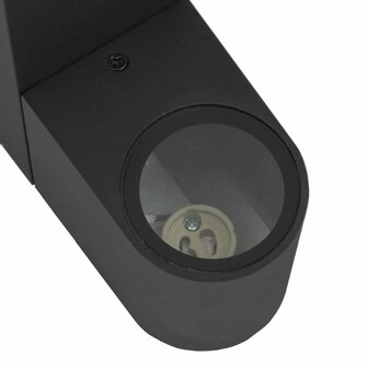 Buitenwandlamp Zwart 12 x 7 x 15 cm Roestvrij staal 8