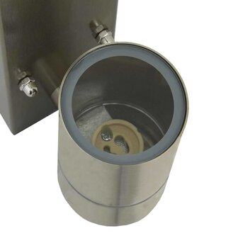 Buitenwandlampen 2 pcs Zilver 6.5 x 10.5 x 16 cm 9