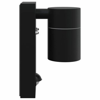 Buiten Wandlamp Zwart 6.5 x 10.5 x 16 cm Roestvrij staal 5