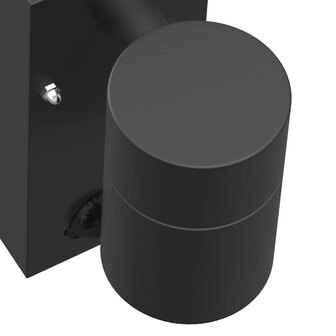 Buiten Wandlamp Zwart 6.5 x 10.5 x 16 cm Roestvrij staal 7