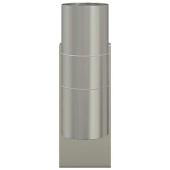 Buitenwandlampen 2 pcs Zilver 7 x 10 x 22 cm Roestvrij staal 5