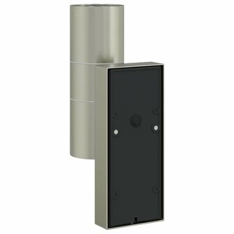 Buitenwandlampen 2 pcs Zilver 7 x 10 x 22 cm Roestvrij staal 7