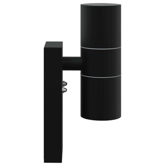 Buitenwandlamp Zwart 7 x 10 x 22 cm Roestvrij staal 5
