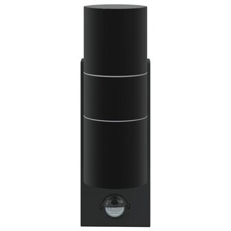 Buitenwandlamp Zwart 7 x 10 x 22 cm Roestvrij staal 4