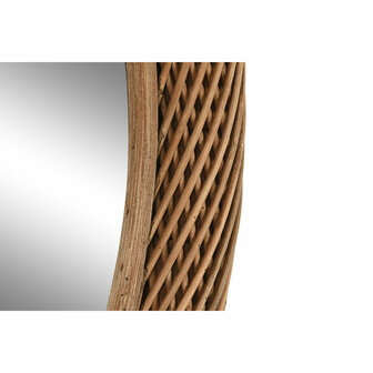 Wandspiegel Home ESPRIT Lichtbruin Natuurlijk Stads 72 x 7 x 72 cm 4