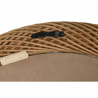 Wandspiegel Home ESPRIT Lichtbruin Natuurlijk Stads 72 x 7 x 72 cm 5