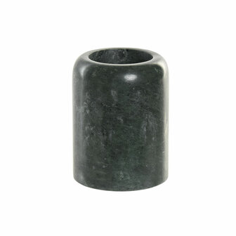 Tandenborstelhouder Home ESPRIT Groen Marmer 7,5 x 7,5 x 10 cm 1