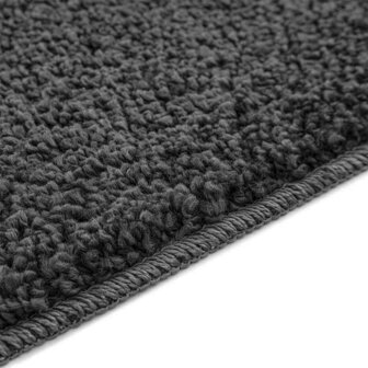 Badmat 2 pcs Donkergrijs 50 x 50 cm Polypropyleen 9