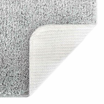 Badmat 2 pcs Grijs 50 x 50 cm Polypropyleen 7