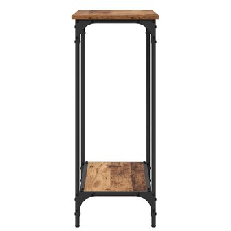 Wandtafel met plank Oud hout 75 x 30.5 x 75 cm Bewerkt hout 6