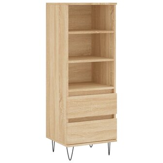 Hoge kast 40x36x110 cm bewerkt hout sonoma eiken 2