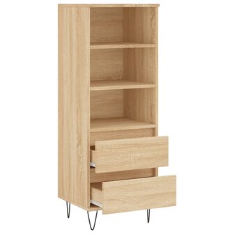 Hoge kast 40x36x110 cm bewerkt hout sonoma eiken 6