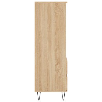 Hoge kast 40x36x110 cm bewerkt hout sonoma eiken 7