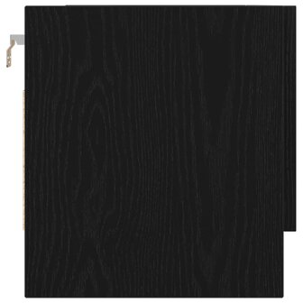 Kledingkast met opslag Zwart 100 x 32.5 x 35 cm Bewerkt hout 9