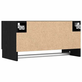 Kledingkast met opslag Zwart 70 x 32.5 x 35 cm Bewerkt hout 7