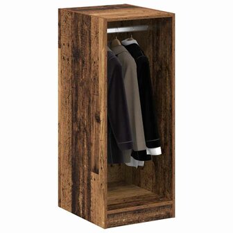 Kledingkast met plank Oud hout 41 x 48 x 102 cm Bewerkt hout 3