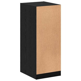 Kledingkast met plank Zwart eiken 41 x 48 x 102 cm Bewerkt hout 7