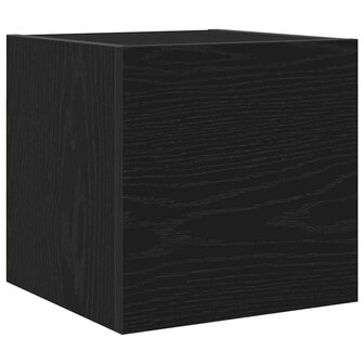 TV-kast Zwart 30.5 x 30 x 30 cm Bewerkt hout 2