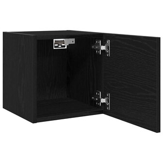 TV-kast Zwart 30.5 x 30 x 30 cm Bewerkt hout 5