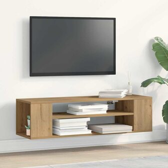 TV-kast Beige 100 x 30 x 26.5 cm Bewerkt hout 1