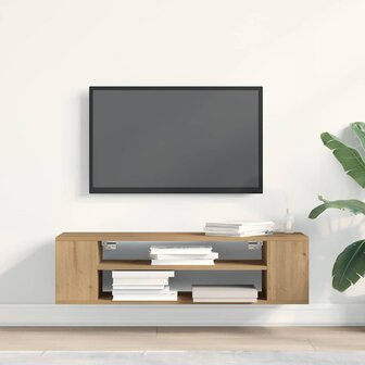 TV-kast Beige 100 x 30 x 26.5 cm Bewerkt hout 4