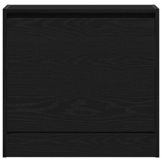 Schoenenkast Zwart eiken 60 x 21 x 57 cm Bewerkt hout 7