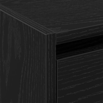 Schoenenkast Zwart eiken 60 x 21 x 57 cm Bewerkt hout 9