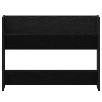 Wand Schoenenkast met plank Anders Zwart eiken Bewerkt hout 5