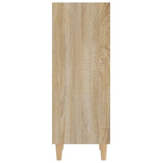 Dressoir 34,5x32,5x90 cm bewerkt hout sonoma eikenkleurig 6