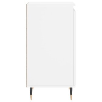 Dressoir 40x35x70 cm bewerkt hout wit 7