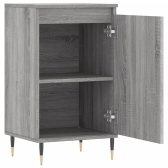Dressoir 40x35x70 cm bewerkt hout grijs sonoma 6