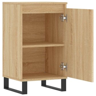 Dressoir 40x35x70 cm bewerkt hout sonoma eikenkleurig 6