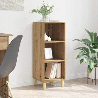 Dressoir artisanaal eikenkleurig 32.5 x 34.5 x 90 cm 1