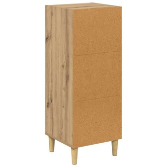 Dressoir artisanaal eikenkleurig 32.5 x 34.5 x 90 cm 7