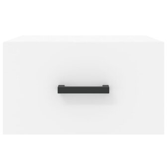 Nachtkastje wandgemonteerd 35x35x20 cm wit 5