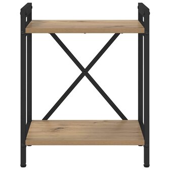 Boekenkast artisanaal eikenkleurig 40 x 30 x 48.5 cm 5