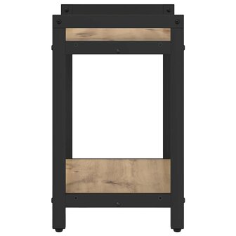 Boekenkast artisanaal eikenkleurig 40 x 30 x 48.5 cm 6