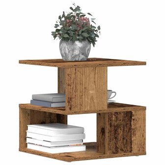 Bijzettafel Oud hout 40 x 40 x 40 cm Bewerkt hout 3
