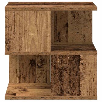 Bijzettafel Oud hout 40 x 40 x 40 cm Bewerkt hout 6