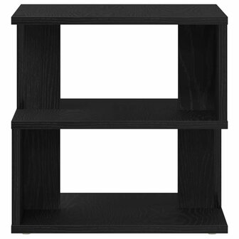 Bijzettafel Zwart eiken 40 x 40 x 40 cm Bewerkt hout 7