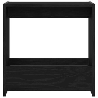 Bijzettafel Zwart eiken 50 x 26 x 50 cm Bewerkt hout 6