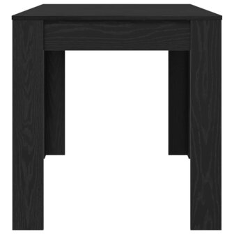 Eettafel Zwart eiken 140 x 74.5 x 76 cm Bewerkt hout 6